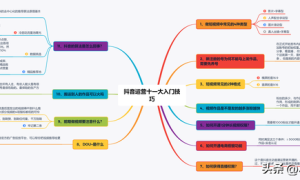 抖音运营：十一个入门技巧